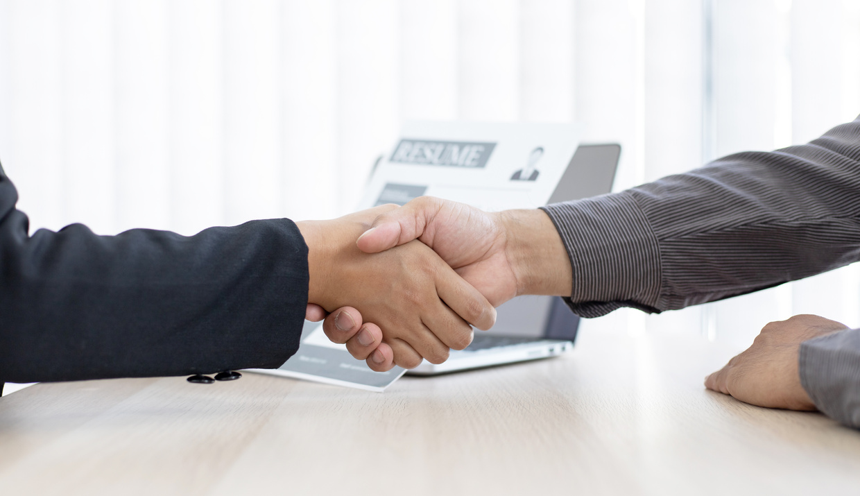 Employer Interviewing Job Applicant
